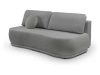 Sofa Centaur z funkcją spania i pojemnikiem szara BRW, Black Red White