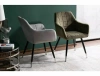KRZESŁO VELVET JASNO SZARE AMADIO AKN47