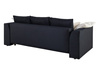 Sofa Tapicerowana Kanapa Royal IV czarna funkcja spania Black Red White BRW