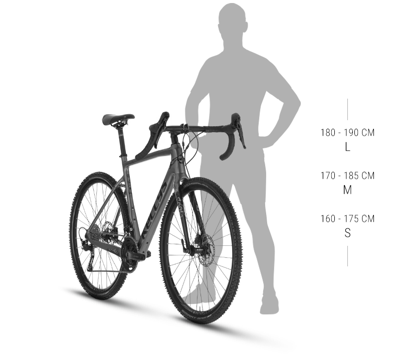 KELLYS SOOT 20 SZARY KOŁA 28 2025 RAMA L (180-190 CM) GRATIS POMPKA