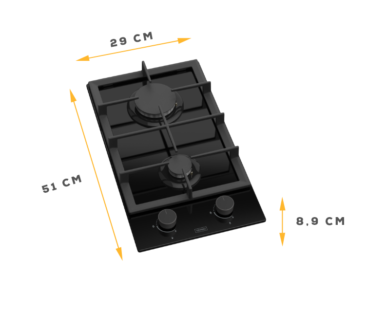 Płyta gazowa KERNAU KGH 3231 CI B