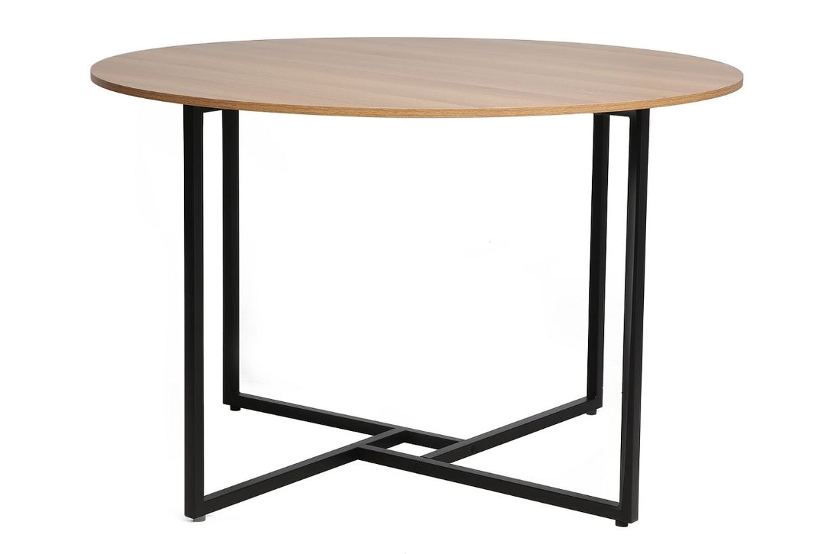 Stół Alto fi120 Dąb Artisan Czarny Kuchnia Salon SIGNAL