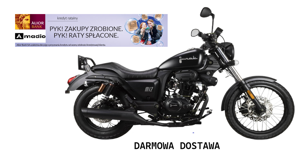 Motocykl Junak M12 VINTAGE - 125 cm3 - Transport GRATIS.