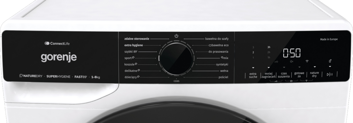 Wolnostojące suszarka bębnowa DPNA83WIFI/PL GORENJE