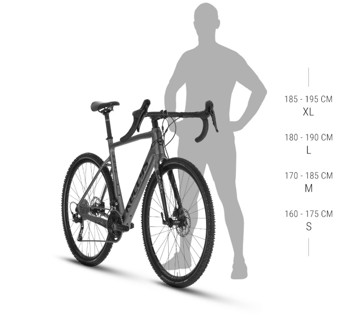 KELLYS SOOT 30 SZARY KOŁA 28 2025 RAMA M WZROST (170-185 CM)