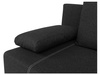 Sofa Street IV funkcja spania czarna kanapa welurowa
