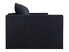 Sofa Tapicerowana Kanapa Royal IV czarna funkcja spania Black Red White BRW