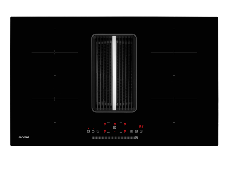Płyta indukcyjna z okapem Concept IDV6083BC