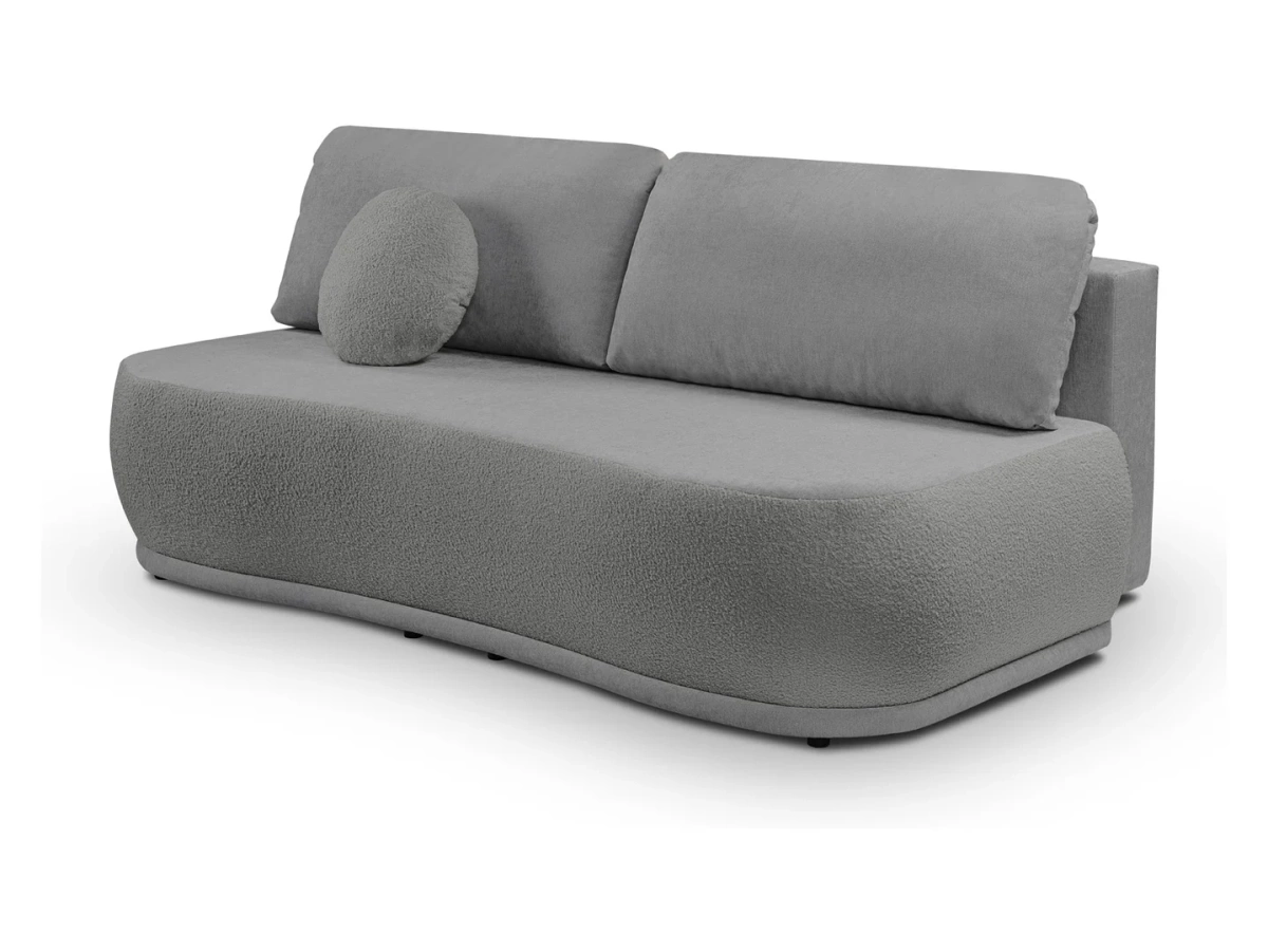 Sofa Centaur z funkcją spania i pojemnikiem szara BRW, Black Red White