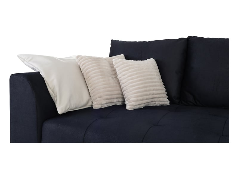Sofa Tapicerowana Kanapa Royal IV czarna funkcja spania Black Red White BRW