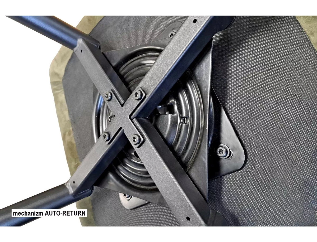 KRZESŁO BALLO BREGO STELAŻ CZARNY / CIEMNY SZARY