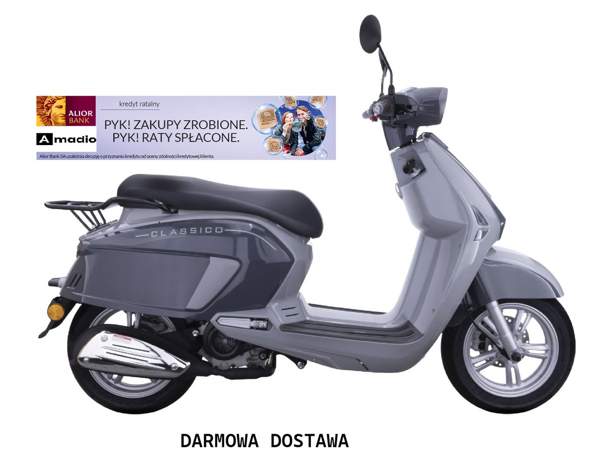 Skuter Junak CLASSICO 125 - 125 cm3 - Transport GRATIS