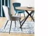 KRZESŁO SZARE VELVET AMADIO AKL30