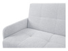 Sofa Como z funkcja spania i pojemnikiem beżowa BRW Black Red White