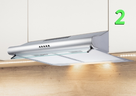 Okap podszafkowy MPM (inox) MPM-61-PX-77