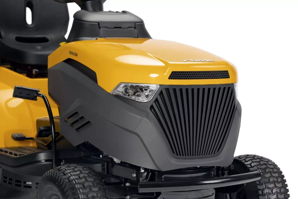 Traktor ogrodowy STIGA Estate 384 Automat + Pług 100cm + Łańcuchy