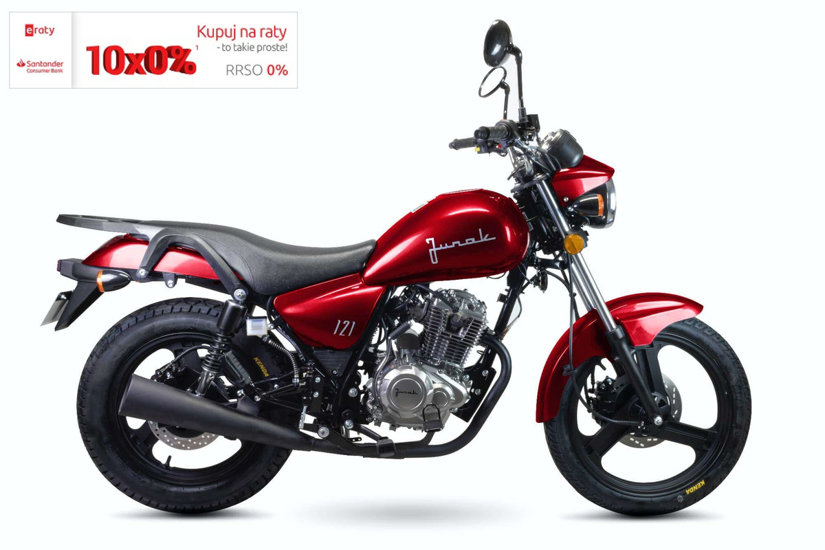 Motocykl Junak 121 - 125 cm3 - Transport GRATIS. Prawdziwe raty 0%