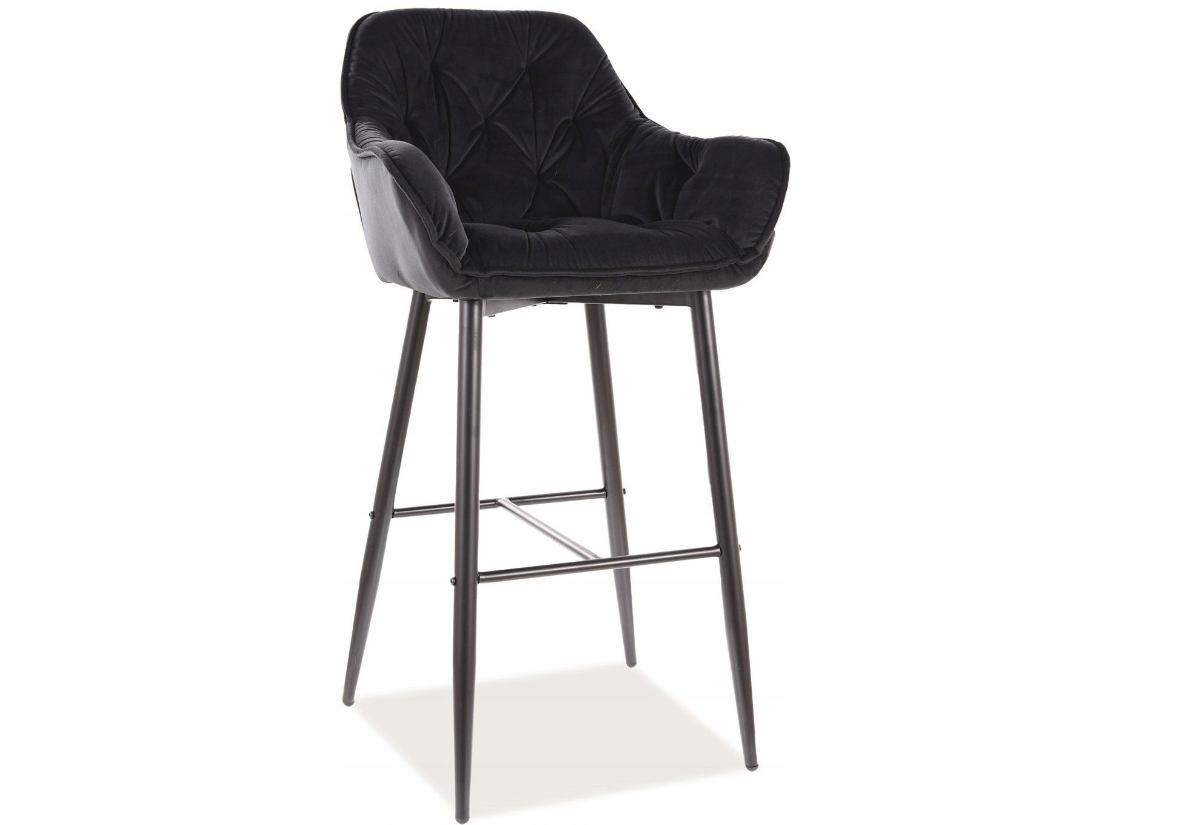 HOKER CZARNY VELVET AMADIO AHC02