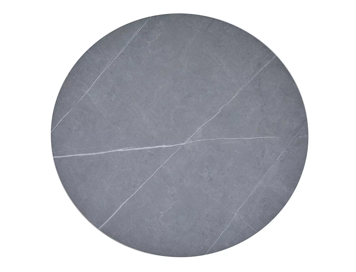 Stół TALIA II 90 -  efekt marmuru/ szary/czarny mat TALIASZC90 SIGNAL