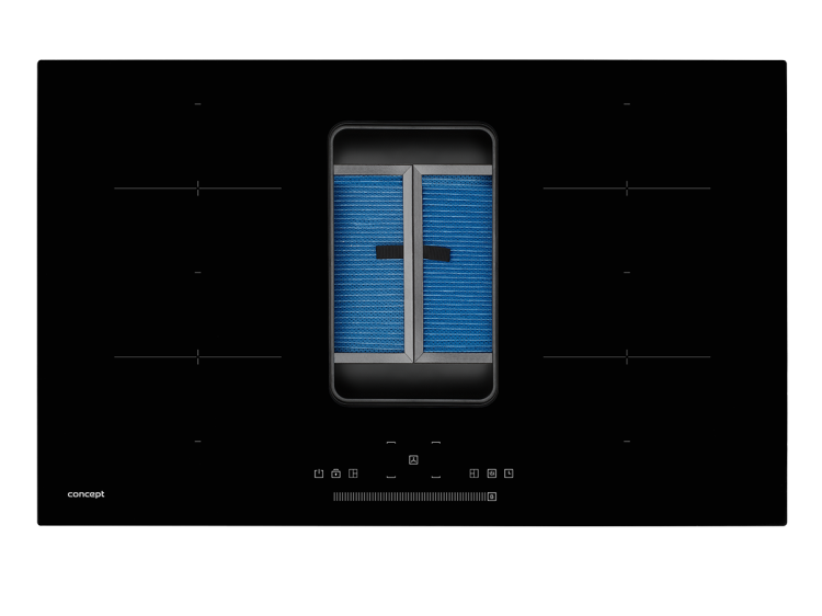 Płyta indukcyjna z okapem Concept IDV6083BC