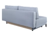 Sofa trzyosobowa Sentila rozkładana z pojemnikiem szara BRW Black Red White
