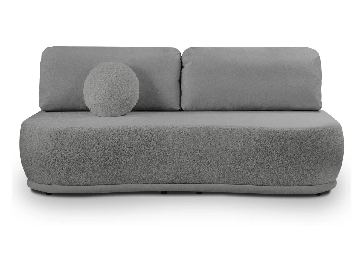 Sofa Centaur z funkcją spania i pojemnikiem szara BRW, Black Red White
