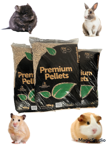 PELLET ŻWIREK DREWNIANY DLA TWOJEGO PUPILA 15KG !