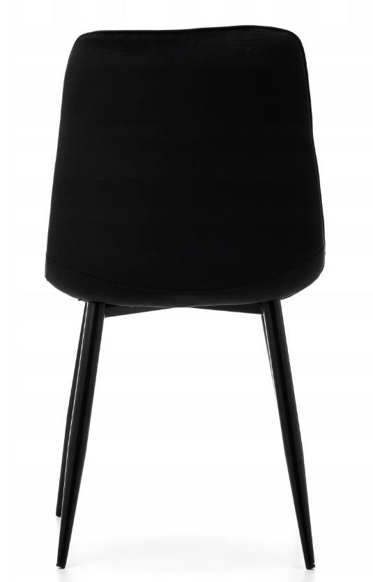 KRZESŁO CHIC VELVET CZARNY STELAŻ/CZARNY SIGNAL