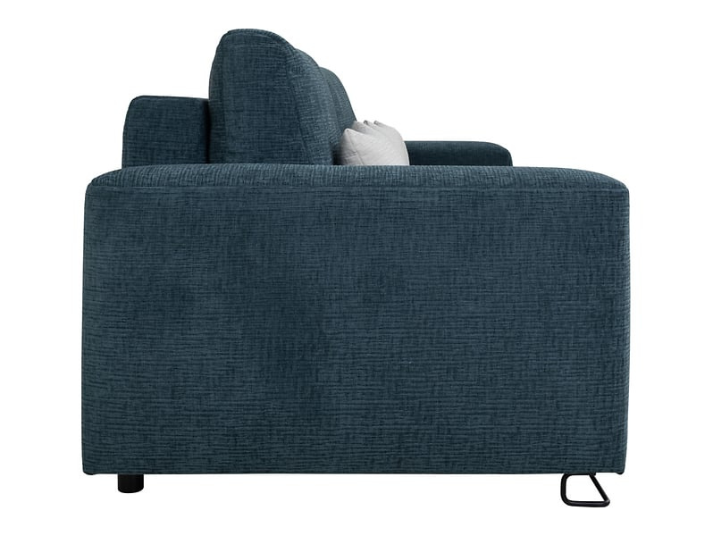 Sofa trzyosobowa rozkładana Kizo turkusowa z pojemnikiem na pościel BRW