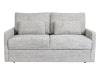Sofa dwuosobowa Amalia rozkładana z pojemnikiem szara BRW, Black Red White