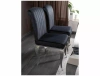 KRZESŁO VELVET CZARNY/CHROM AMADIO AKP12