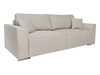 Sofa trzyosobowa Lora rozkładana z pojemnikiem beżowa Black Red White, BRW