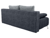 Sofa Daria III Doro z funkcja spania szara  Black Red White, BRW
