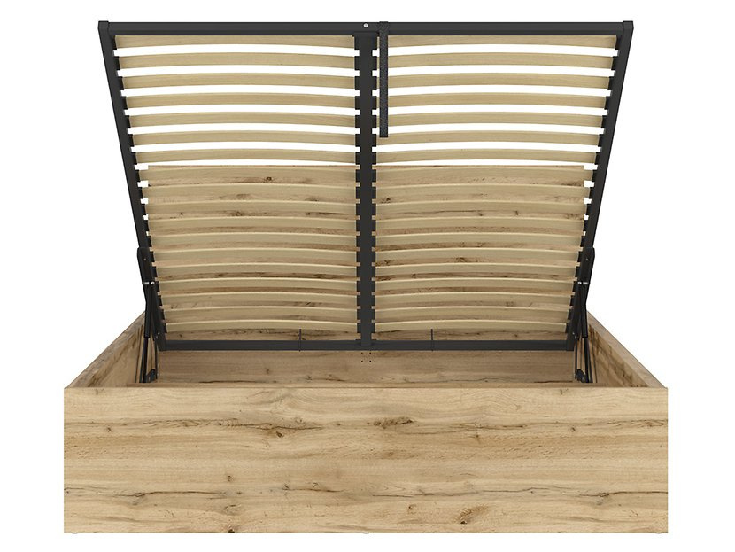 Łóżko Tetrix z pojemnikiem 160x200 dąb wotan BRW