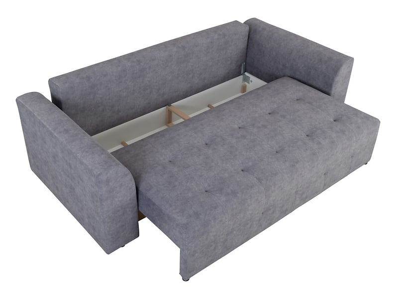 Sofa Tapicerowana Kanapa Royal IV ciemnoszara funkcja spania BRW