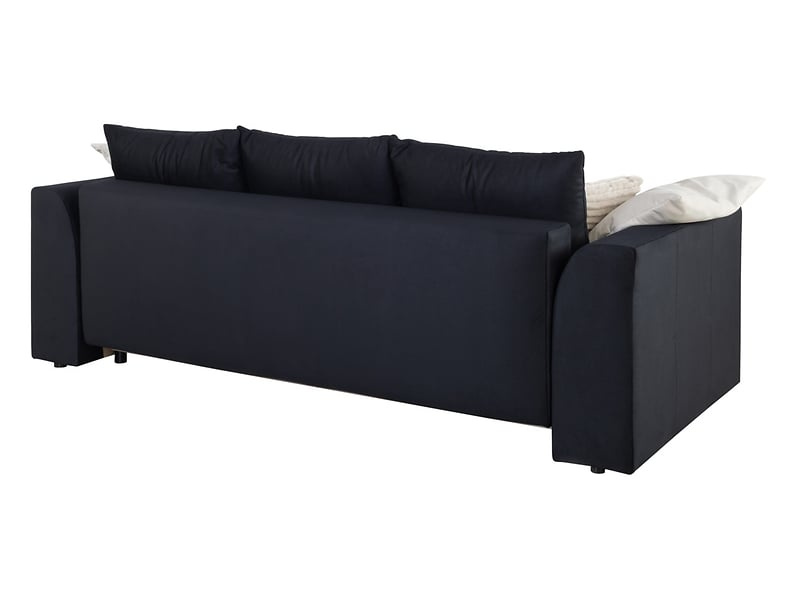 Sofa Tapicerowana Kanapa Royal IV czarna funkcja spania Black Red White BRW