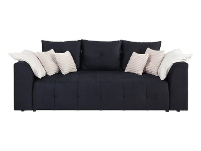 Sofa Tapicerowana Kanapa Royal IV czarna funkcja spania Black Red White BRW