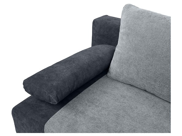 Sofa Daria III Doro z funkcja spania szara  Black Red White, BRW