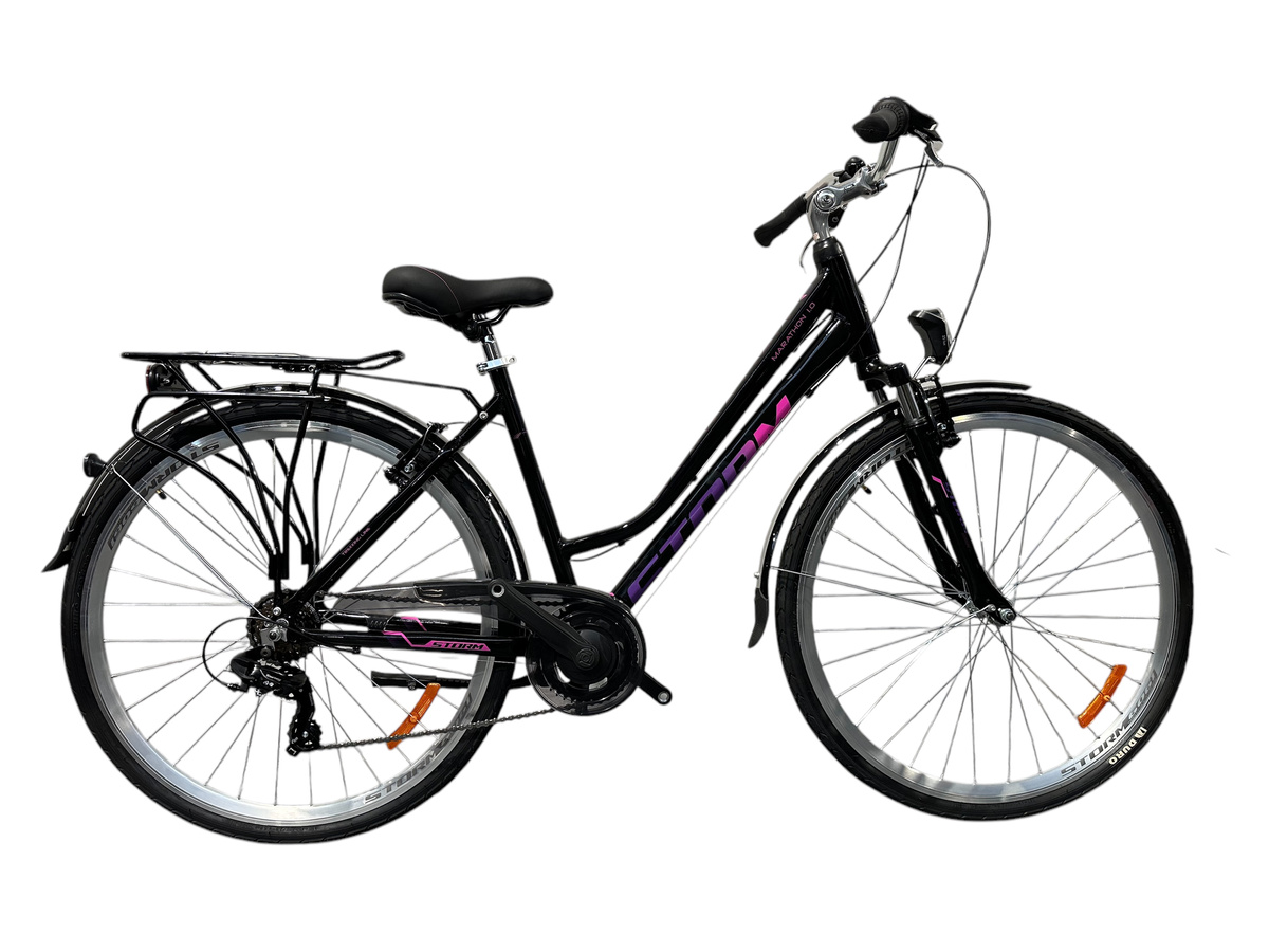 STORM MARATHON 1.0 LADY CZARNY-FUKSJA KOŁA 28 2025 RAMA 19 GRATIS POMPKA!