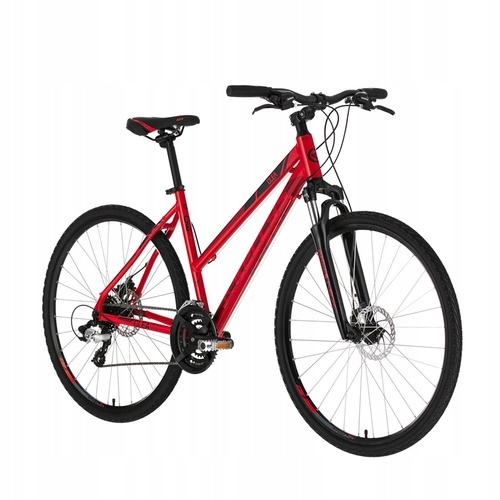 KELLYS CLEA 70 CZERWONY KOŁA 28 2025 RAMA 19 M (165-180 CM) GRATIS POMPKA