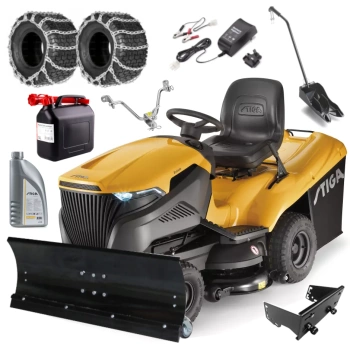 Traktor ogrodowy Stiga Estate 7102 W + PŁUG 100cm + ŁAŃUCHY