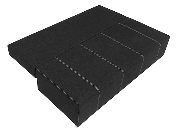 Sofa Street IV funkcja spania czarna kanapa welurowa