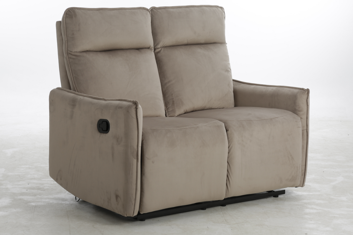 SOFA VELVET ROZKŁADANA CIEMNY BEŻ AMADIO TELO