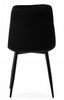 KRZESŁO CHIC VELVET CZARNY STELAŻ/CZARNY SIGNAL