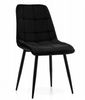 KRZESŁO CHIC VELVET CZARNY STELAŻ/CZARNY SIGNAL