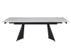 Stół Rozkładany LACONI (160-240)x90 Biały/Czarny Mat Nowoczesny Duży SIGNAL