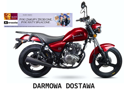 Motocykl Junak 121 - 125 cm3 - Transport GRATIS. Prawdziwe raty 0%