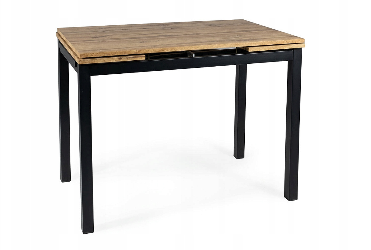 STÓŁ DĄB ARTISAN/CZARNY AMADIO ASG21