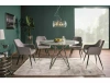 KRZESŁO VELVET JASNO SZARE AMADIO AKN47