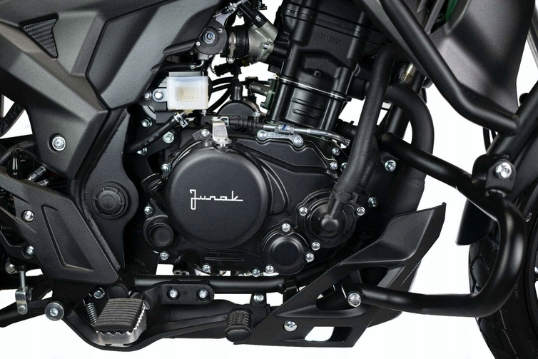 Motocykl Junak RX ONE - 125 cm3 - ABS - Srebrno-niebieski, Transport GRATIS. Prawdziwe raty 0%